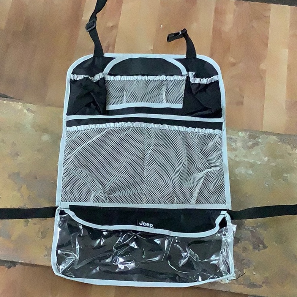 Car behind the seat storage